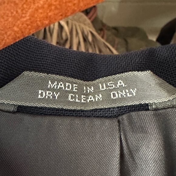 Navy Blue University Blazer - Picture 5 of 7